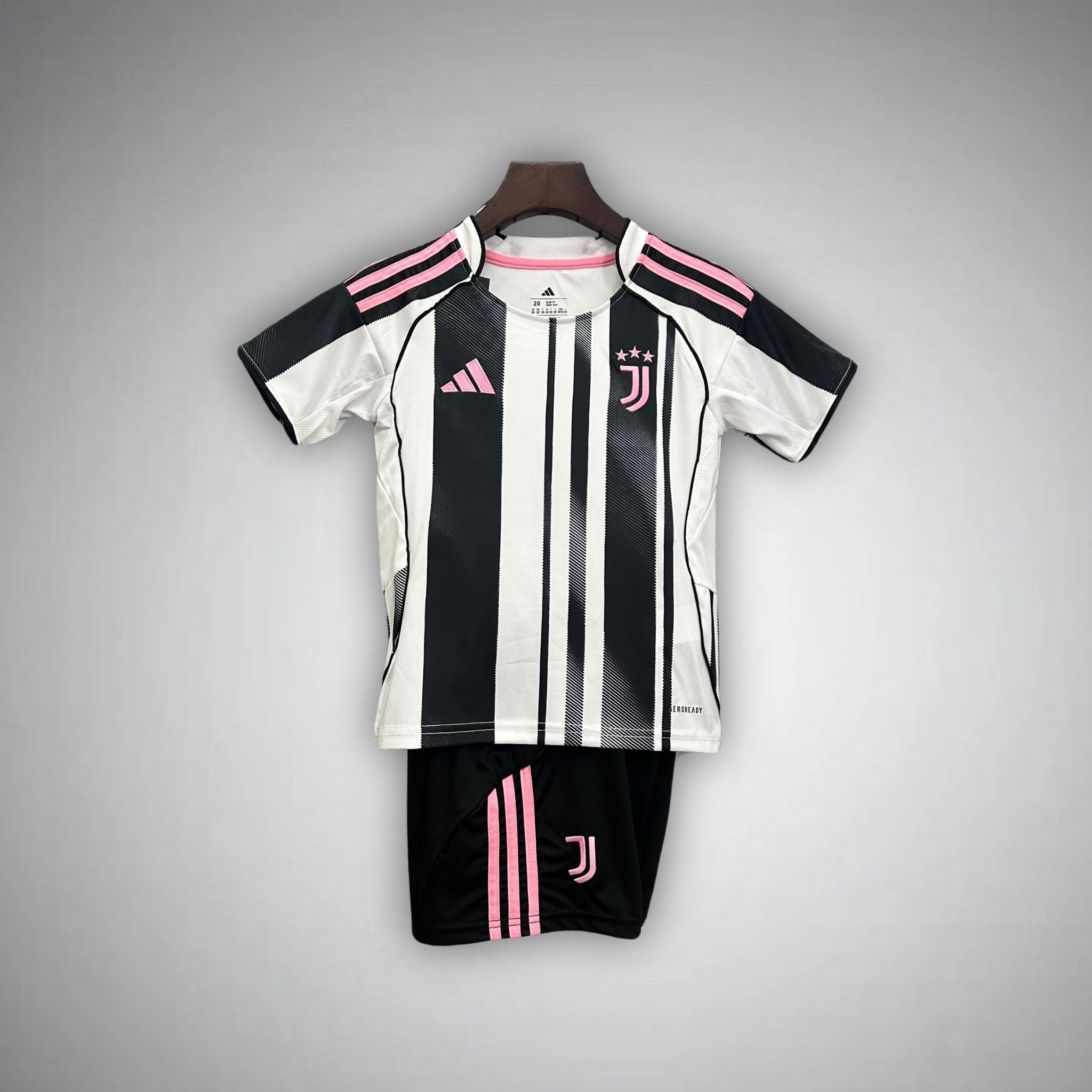 25/26 Juventus Home Kids Size Kit from FootballPrestige.shop - Premium Concept kits