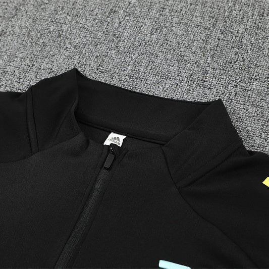 25/26 Juventus Training Black Tracksuit from FootballPrestige.shop - Premium Concept kits