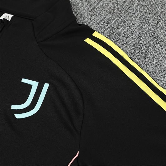 25/26 Juventus Training Black Tracksuit from FootballPrestige.shop - Premium Concept kits