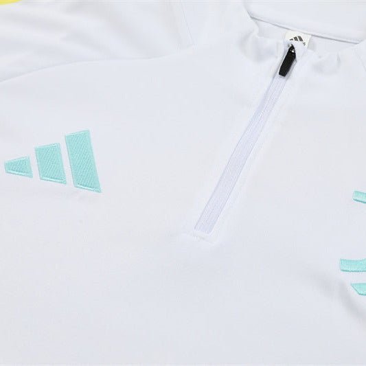 25/26 Juventus Training White Kids Size Tracksuit from FootballPrestige.shop - Premium Concept kits