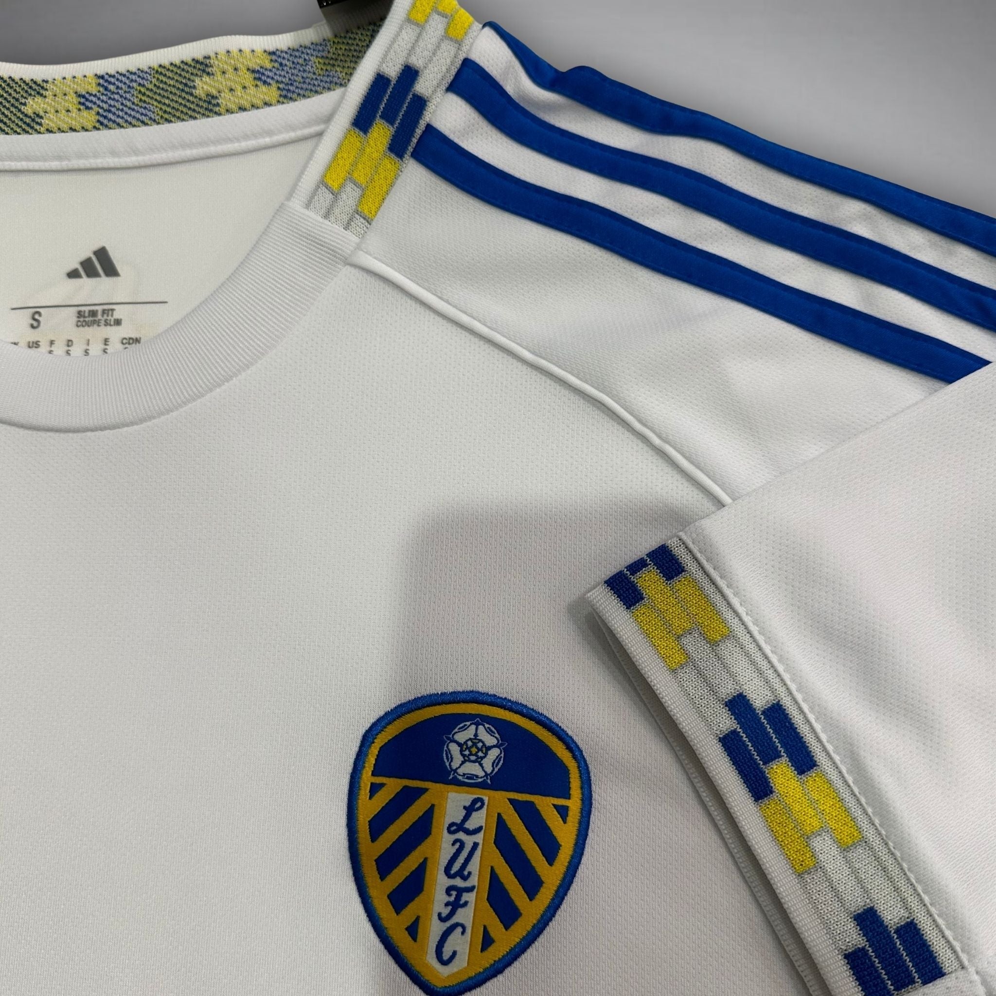 25/26 Leeds United FC Home Kit from FootballPrestige.shop - Premium Concept kits