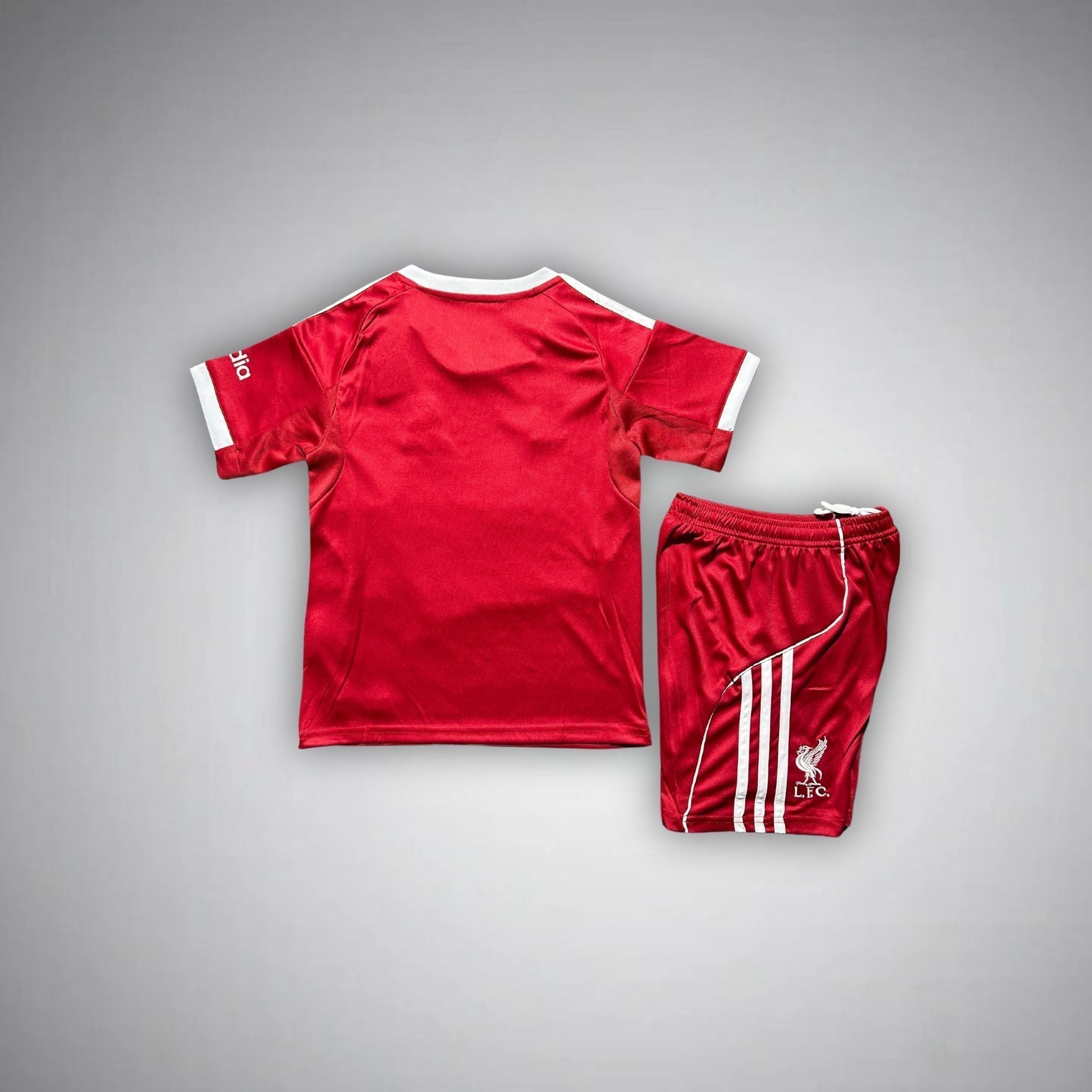 25/26 Liverpool Home Kids Size Kit from FootballPrestige.shop - Premium Concept kits