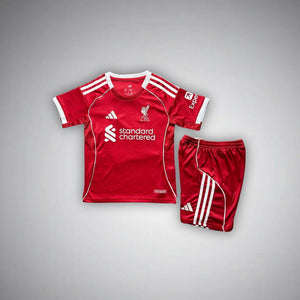 25/26 Liverpool Home Kids Size Kit from FootballPrestige.shop - Premium Concept kits