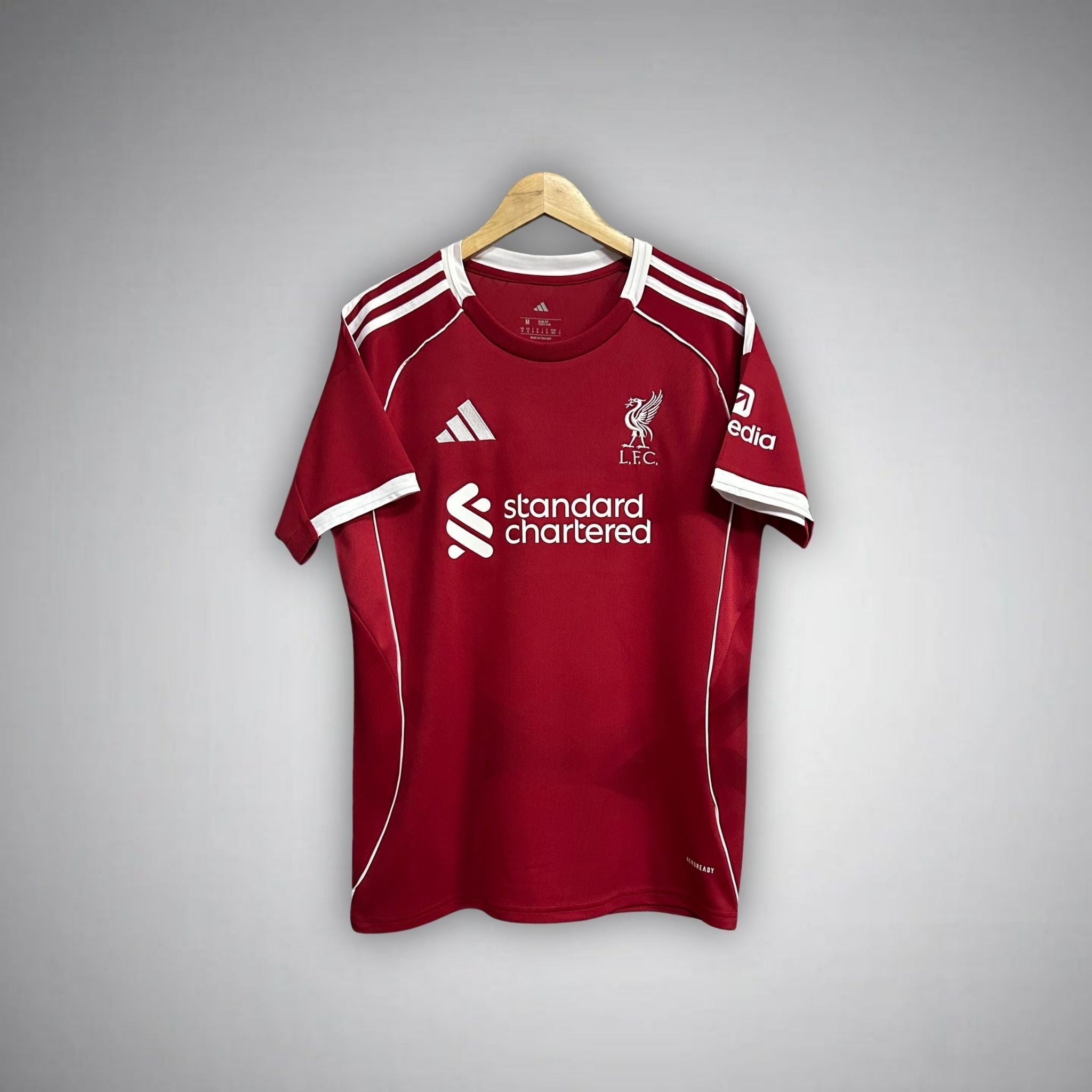 25/26 Liverpool Home Kit from FootballPrestige.shop - Premium Concept kits
