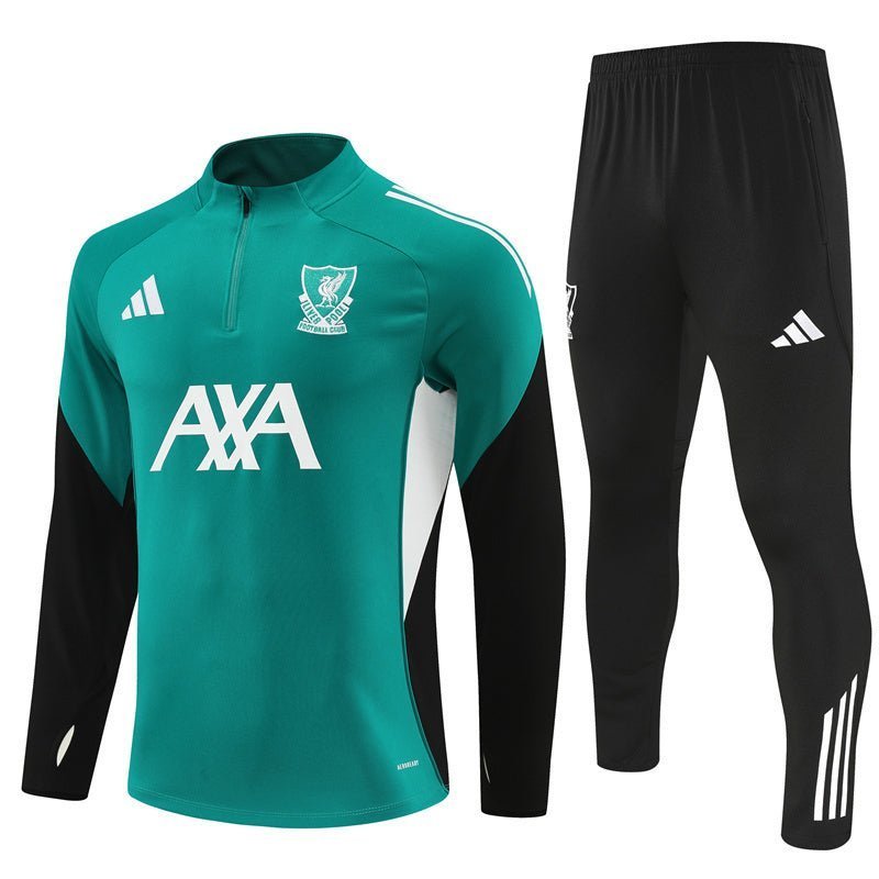 25/26 Liverpool Training Green Tracksuit from FootballPrestige.shop - Premium Concept kits