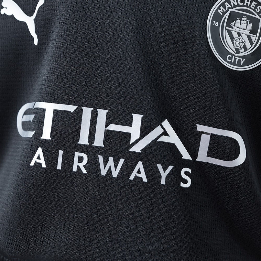 25/26 Manchester City Away Kids Size Kit from FootballPrestige.shop - Premium Concept kits