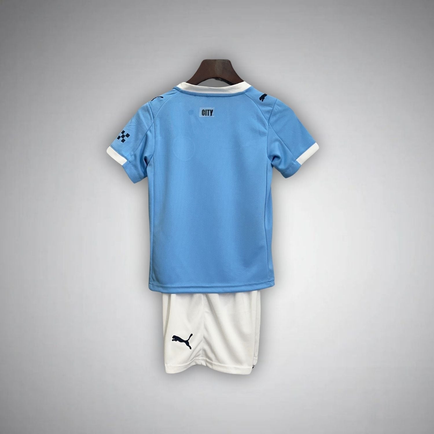 25/26 Manchester City Home Kids Size Kit from FootballPrestige.shop - Premium Concept kits