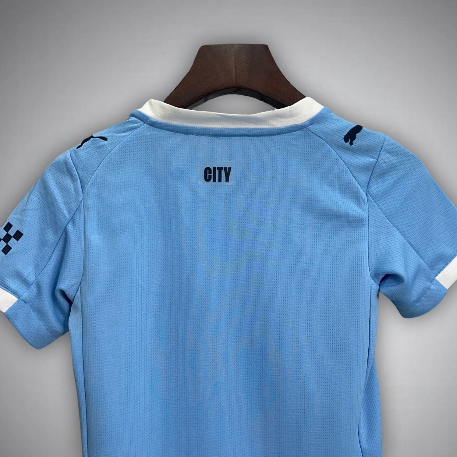 25/26 Manchester City Home Kids Size Kit from FootballPrestige.shop - Premium Concept kits