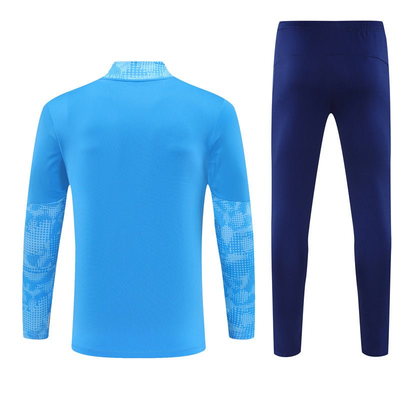 25/26 Manchester City x Asahi Blue Kids Size Tracksuit from FootballPrestige.shop - Premium Concept kits