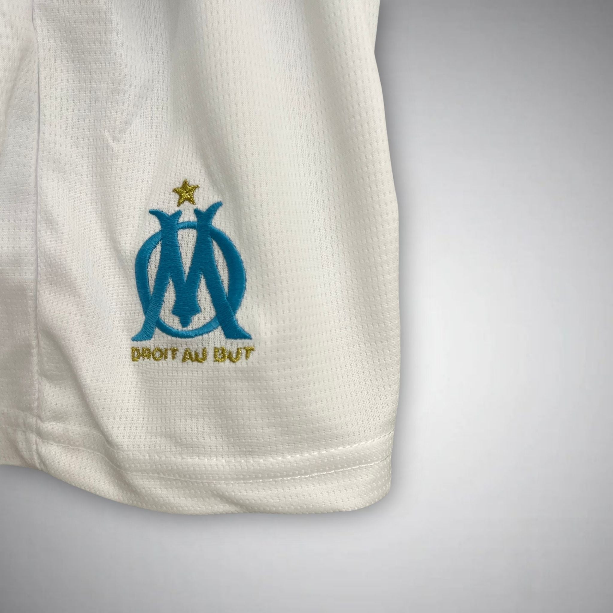 25/26 Marseille Home Kids Size Kit from FootballPrestige.shop - Premium Concept kits