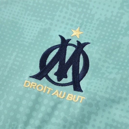 25/26 Marseille Training Mint Green Tracksuit from FootballPrestige.shop - Premium Concept kits