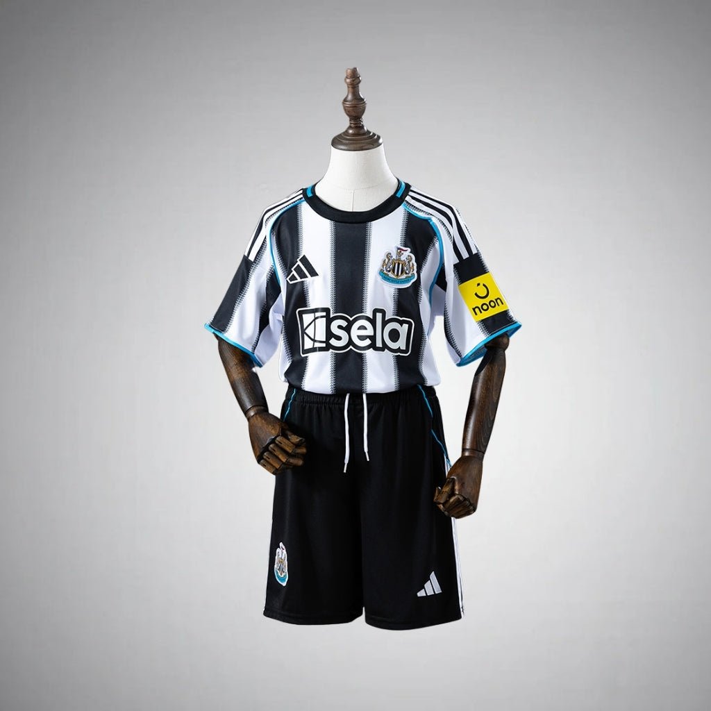 25/26 Newcastle United FC Home Kids Size Kit from FootballPrestige.shop - Premium Concept kits