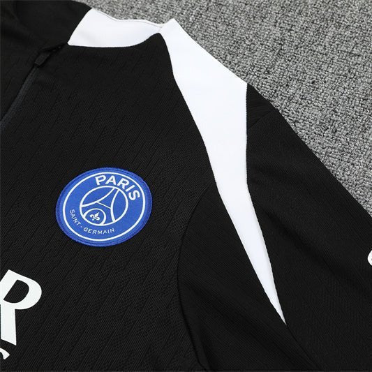 25/26 PSG Training Black Kids Size Tracksuit from FootballPrestige.shop - Premium Concept kits