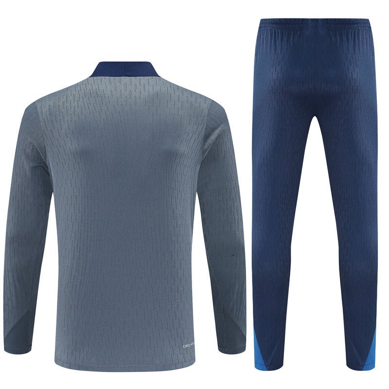 25/26 PSG Training Grey Kids Size Tracksuit from FootballPrestige.shop - Premium Concept kits