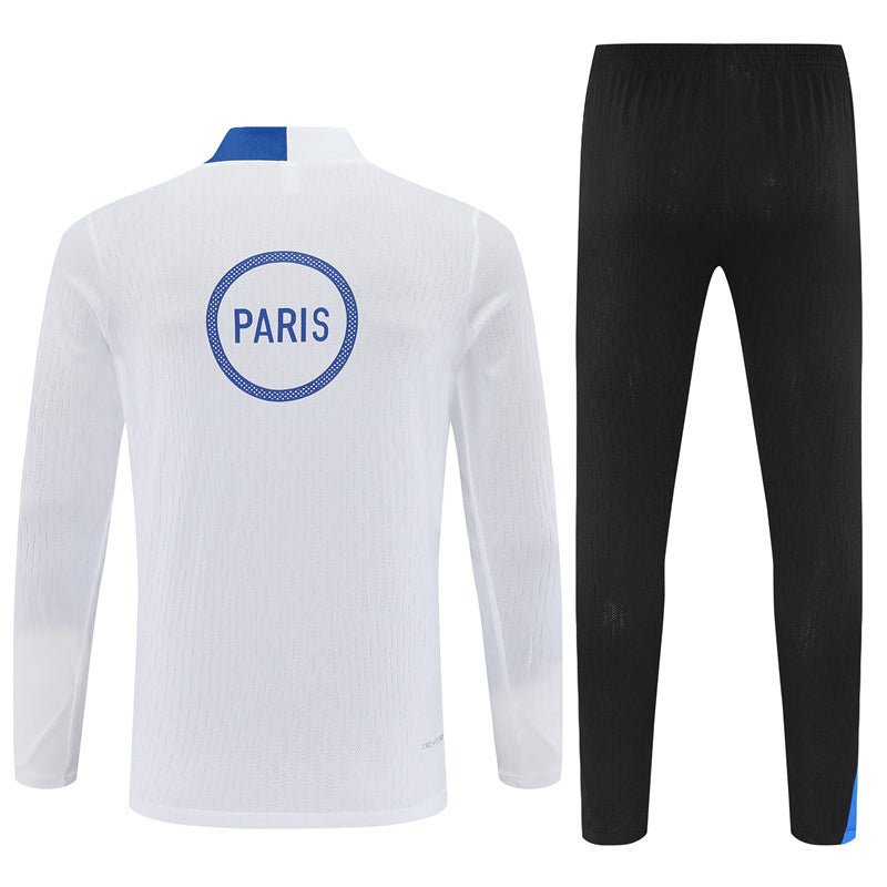 25/26 PSG Training White Kids Size Tracksuit - Premium Quality Jersey at FootballPrestige.com