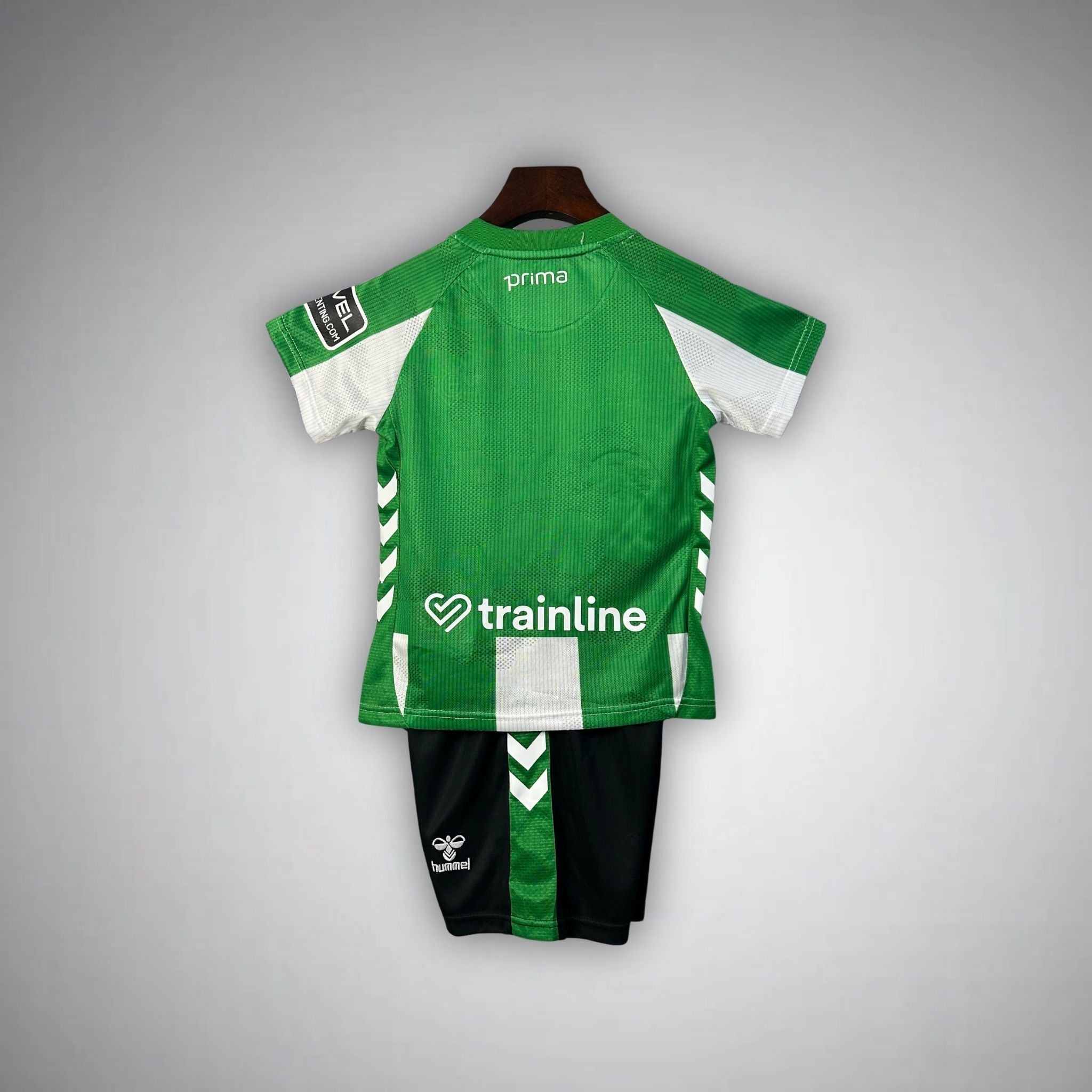 25/26 Real Betis Home Kids Size Kit from FootballPrestige.shop - Premium Concept kits