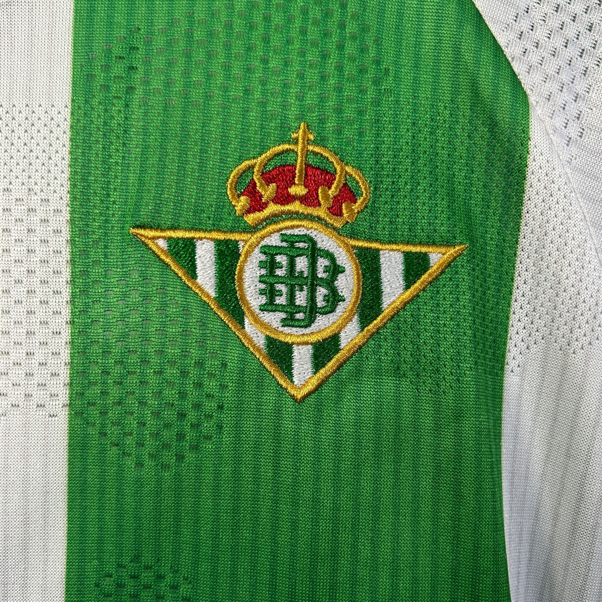 25/26 Real Betis Home Kids Size Kit from FootballPrestige.shop - Premium Concept kits