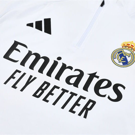 25/26 Real Madrid Home Tracksuit from FootballPrestige.shop - Premium Concept kits