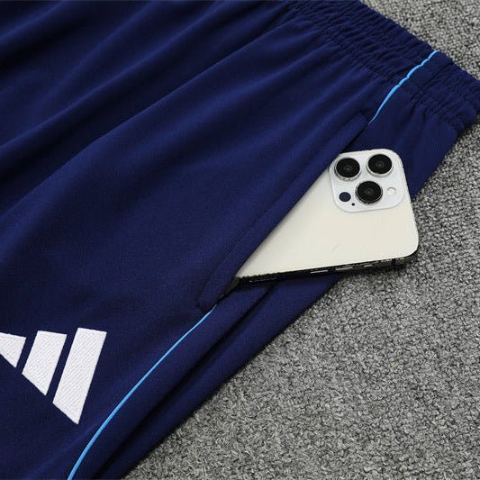 25/26 Real Madrid Training Blue Tracksuit from FootballPrestige.shop - Premium Concept kits
