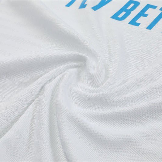 25/26 Real Madrid Training White/Light Blue Kids Size Tracksuit from FootballPrestige.shop - Premium Concept kits