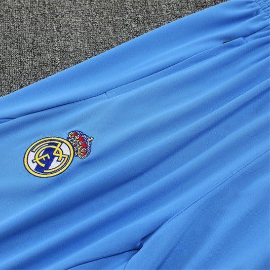 25/26 Real Madrid Training White/Light Blue Tracksuit from FootballPrestige.shop - Premium Concept kits