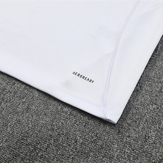 25/26 Real Madrid Training White/Light Blue Tracksuit from FootballPrestige.shop - Premium Concept kits
