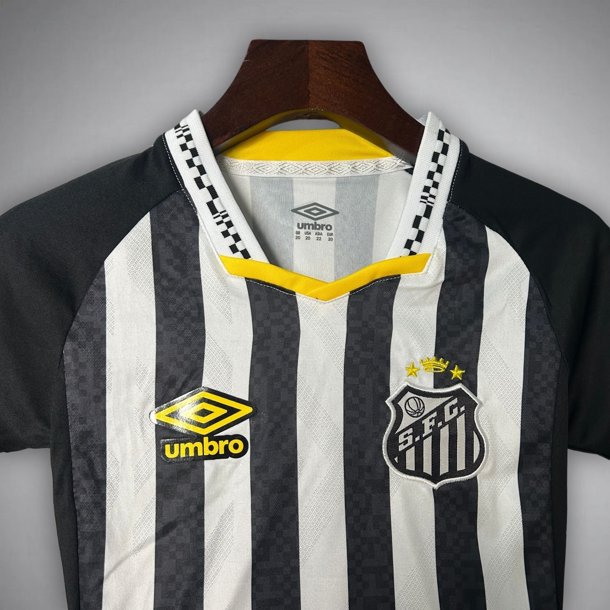 25/26 Santos FC Away Kids Size Kit from FootballPrestige.shop - Premium Concept kits