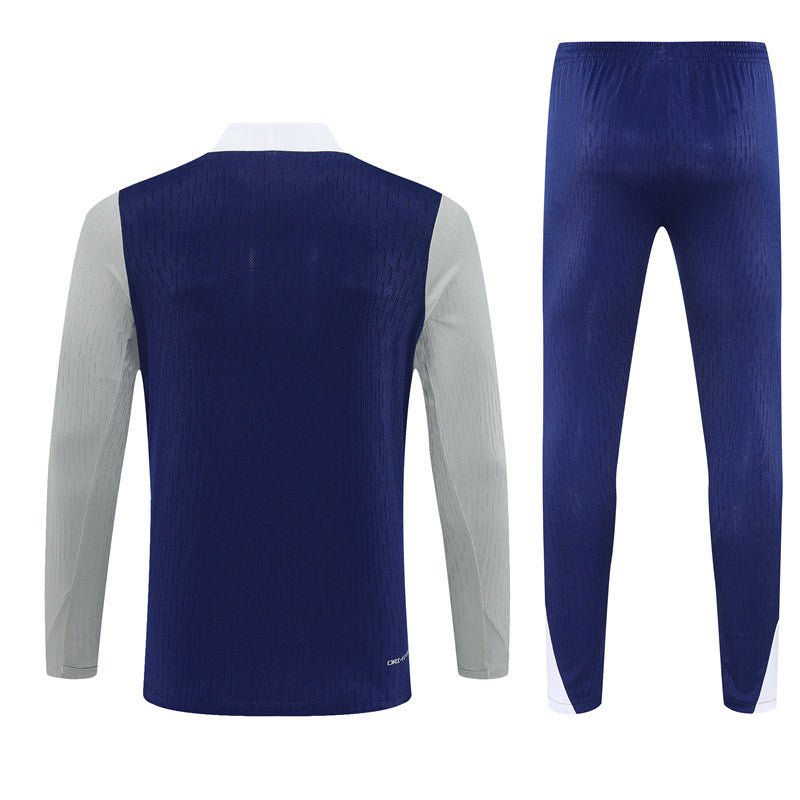 25/26 Tottenham Training Blue Kids Size Tracksuit from FootballPrestige.shop - Premium Concept kits