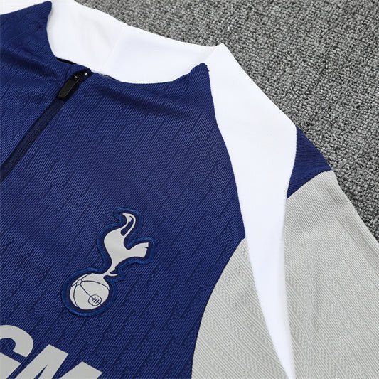25/26 Tottenham Training Blue Tracksuit from FootballPrestige.shop - Premium Concept kits
