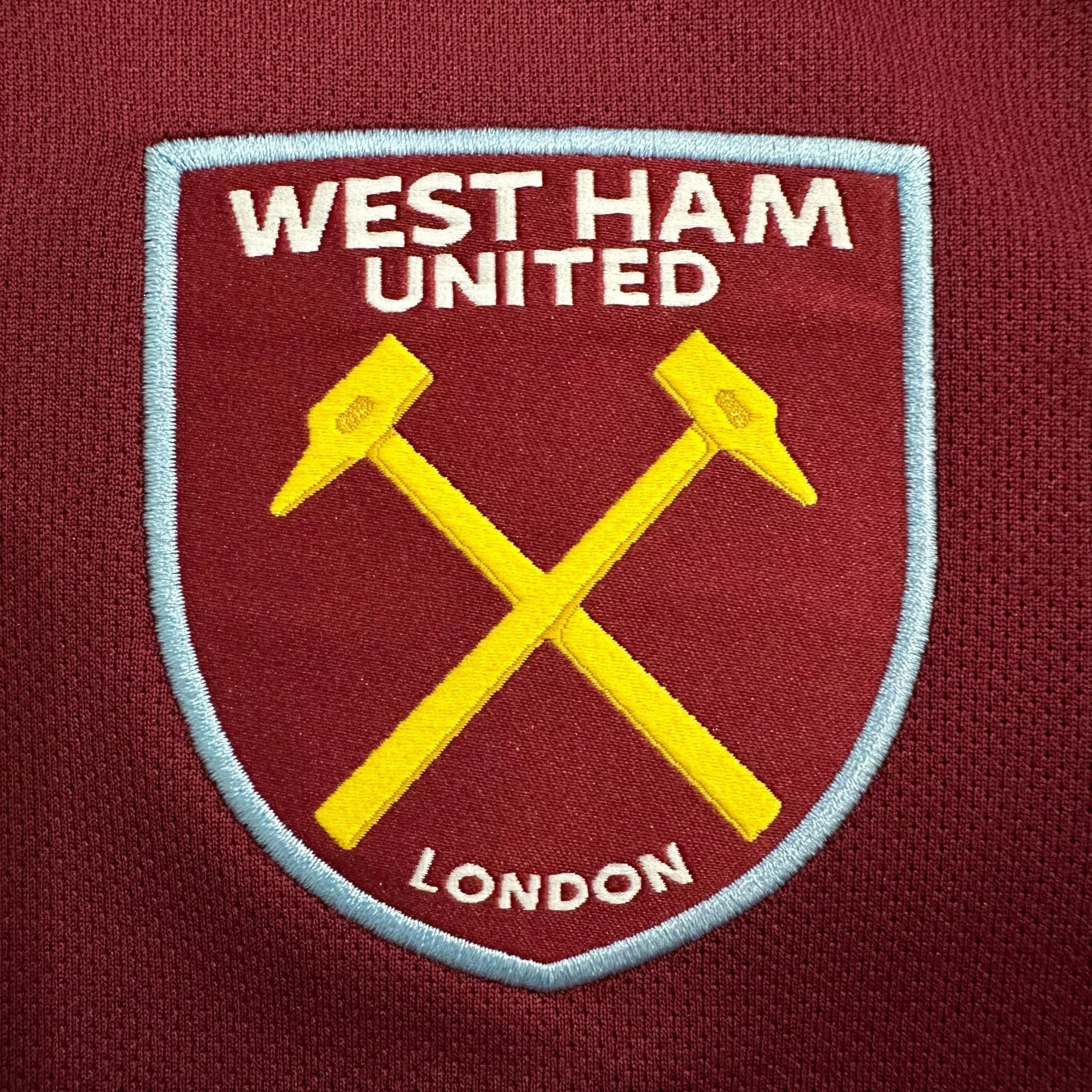 25/26 West Ham United Home Kit from FootballPrestige.shop - Premium Concept kits