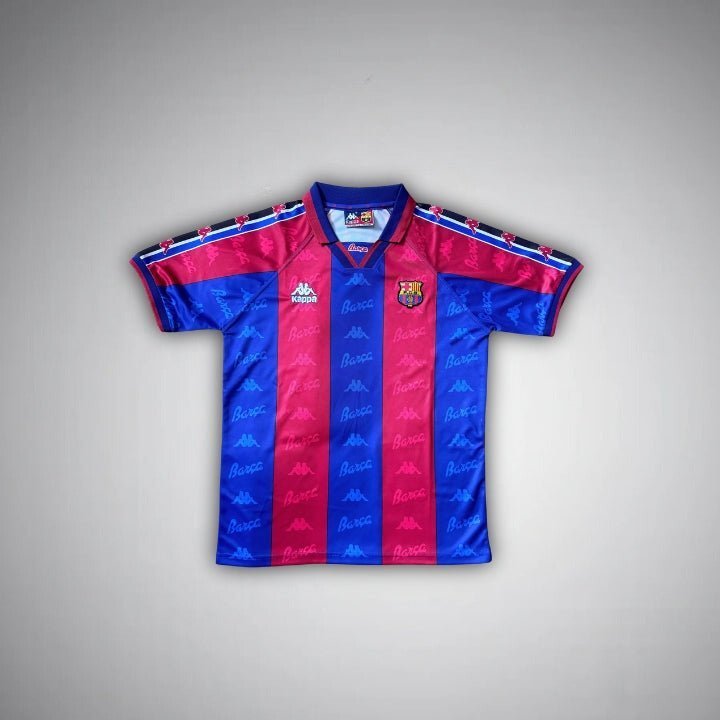 95/97 FC Barcelona Home Kit from FootballPrestige.shop - Premium Concept kits