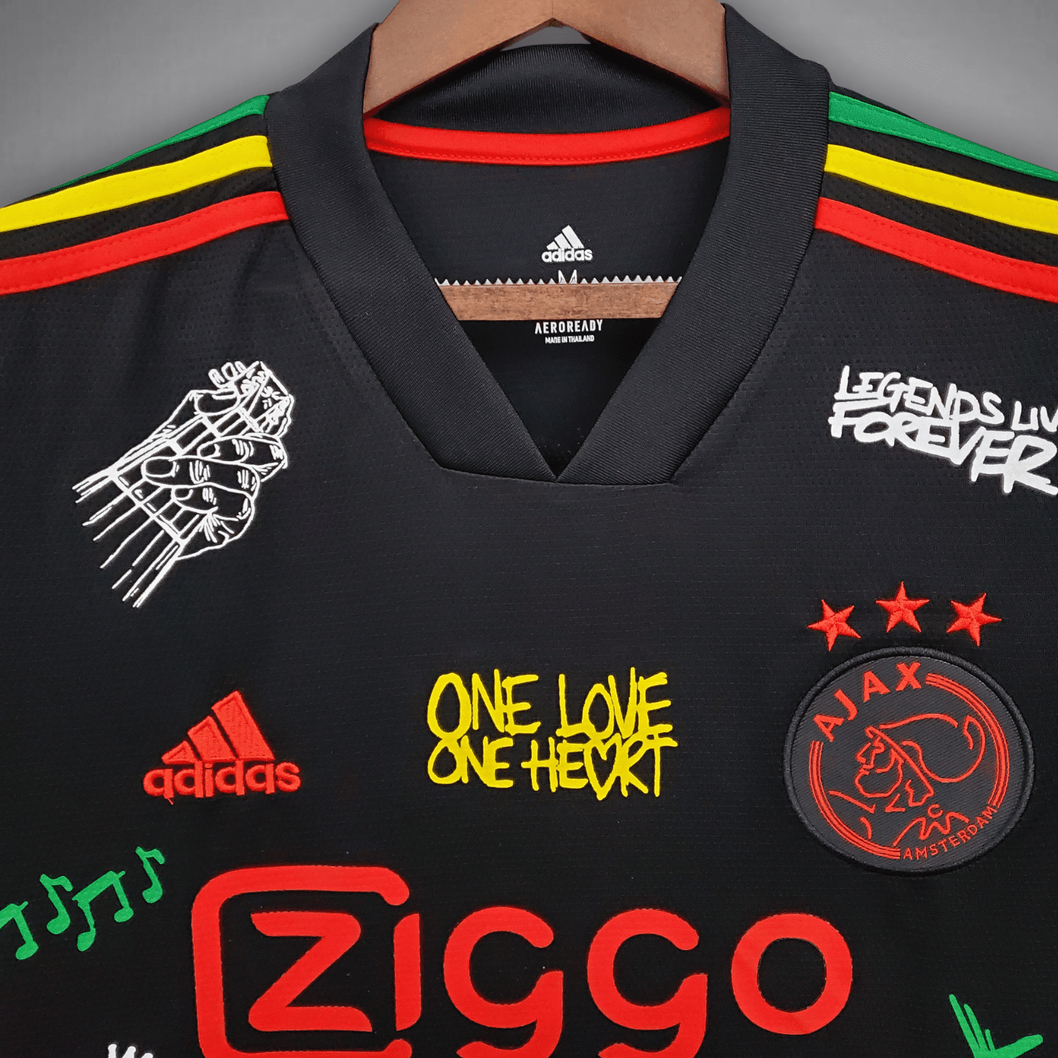 Ajax "Bob Marley" Premium Kit from FootballPrestige.shop - Premium Concept kits