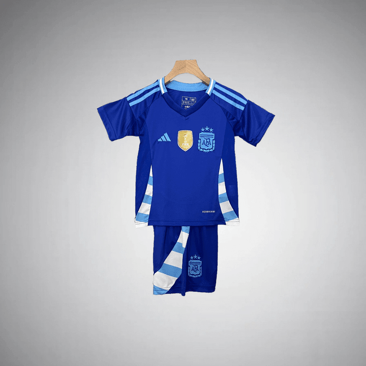 Argentina 2024 Away Kids Size Kit from FootballPrestige.shop - Premium Concept kits