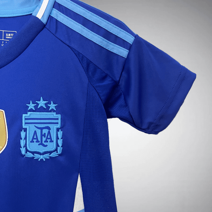 Argentina 2024 Away Kids Size Kit from FootballPrestige.shop - Premium Concept kits