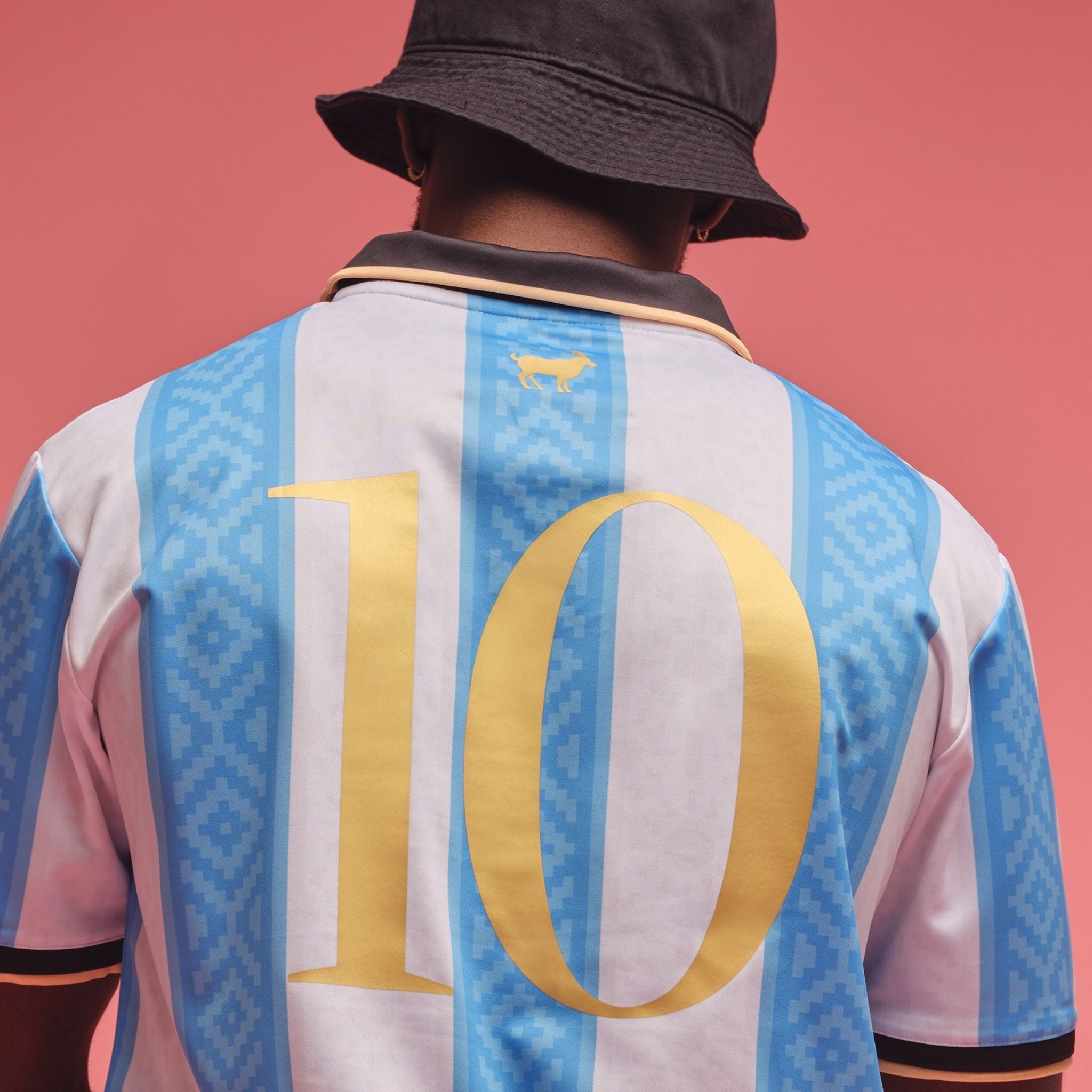 Argentina "La Pulga" Premium White Kit from FootballPrestige.shop - Premium Concept kits