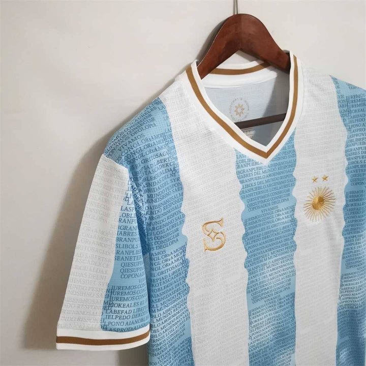 Argentina "Maradona" Commemorative Premium Kit from FootballPrestige.shop - Premium Concept kits
