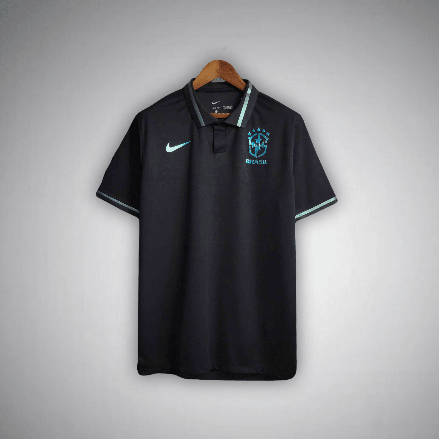 Brazil "Emerald Nights" Premium Polo T-shirt from FootballPrestige.shop - Premium Concept kits
