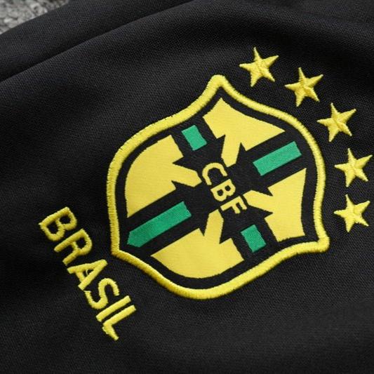 Brazil "Jesus" Premium Kids Size Tracksuit from FootballPrestige.shop - Premium Concept kits