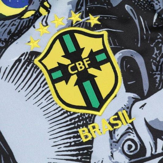 Brazil "Jesus" Premium Kids Size Tracksuit from FootballPrestige.shop - Premium Concept kits