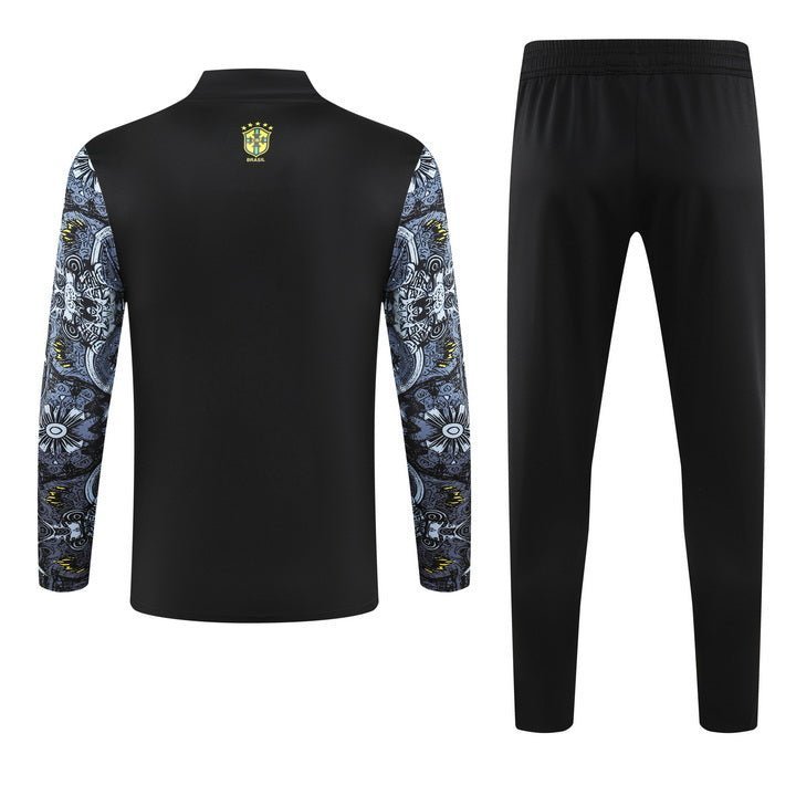 Brazil "Jesus" Premium Tracksuit from FootballPrestige.shop - Premium Concept kits