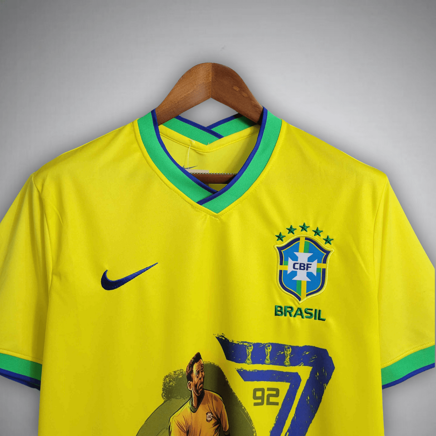 Brazil "Pelé 77/92" Premium Kit from FootballPrestige.shop - Premium Concept kits