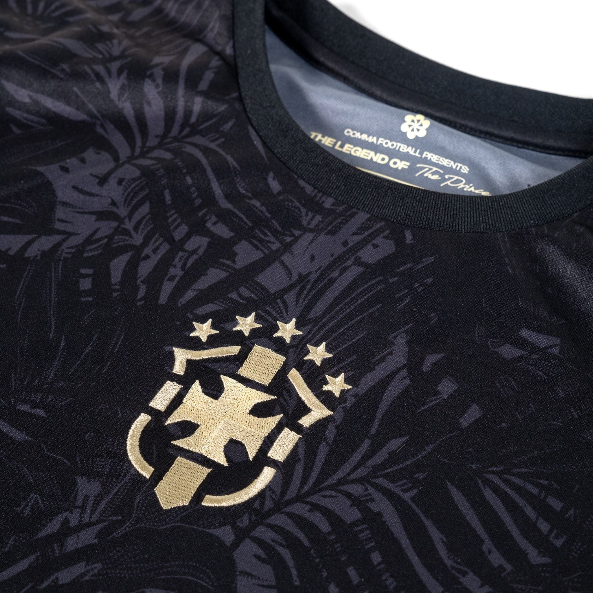 Brazil "The Prince" Premium Black Kit from FootballPrestige.shop - Premium Concept kits