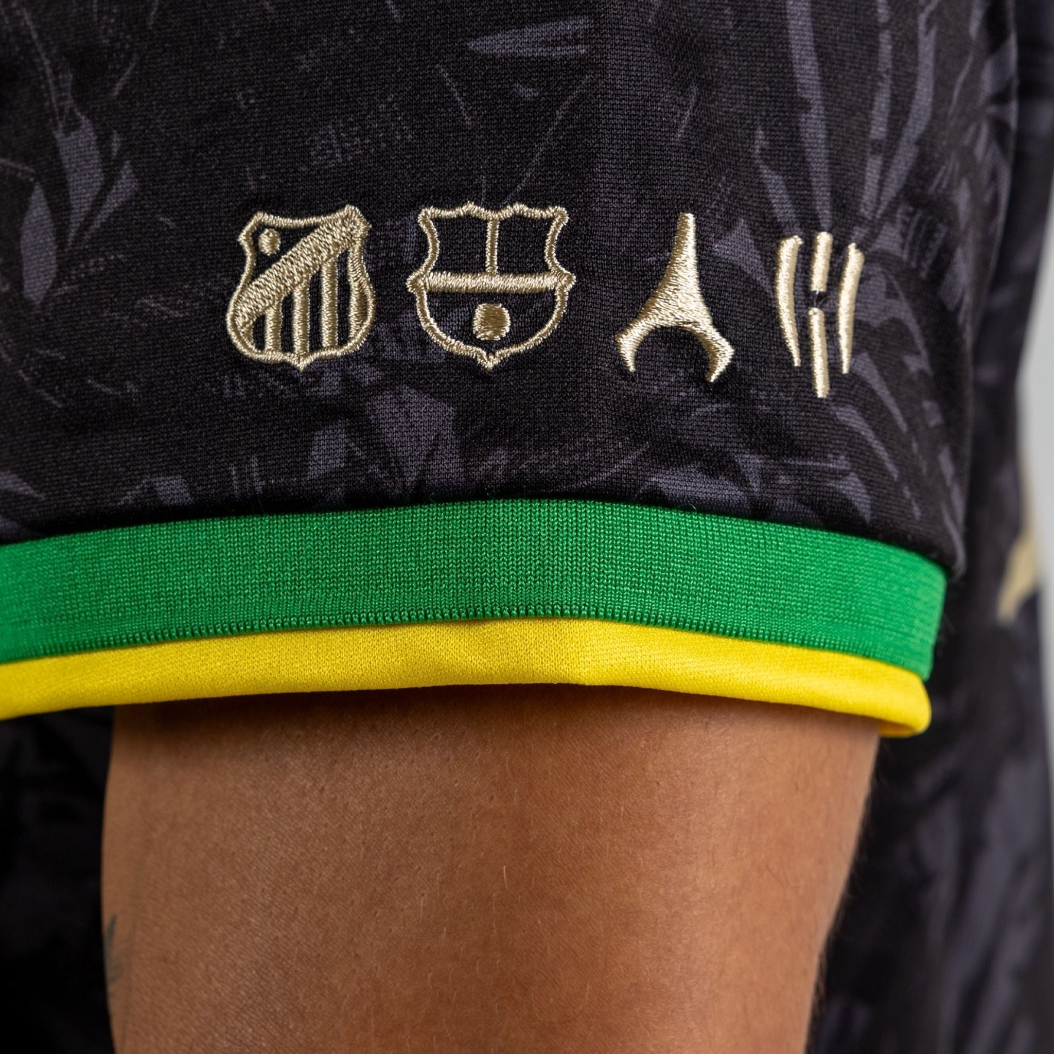 Brazil "The Prince" Premium Black Kit from FootballPrestige.shop - Premium Concept kits