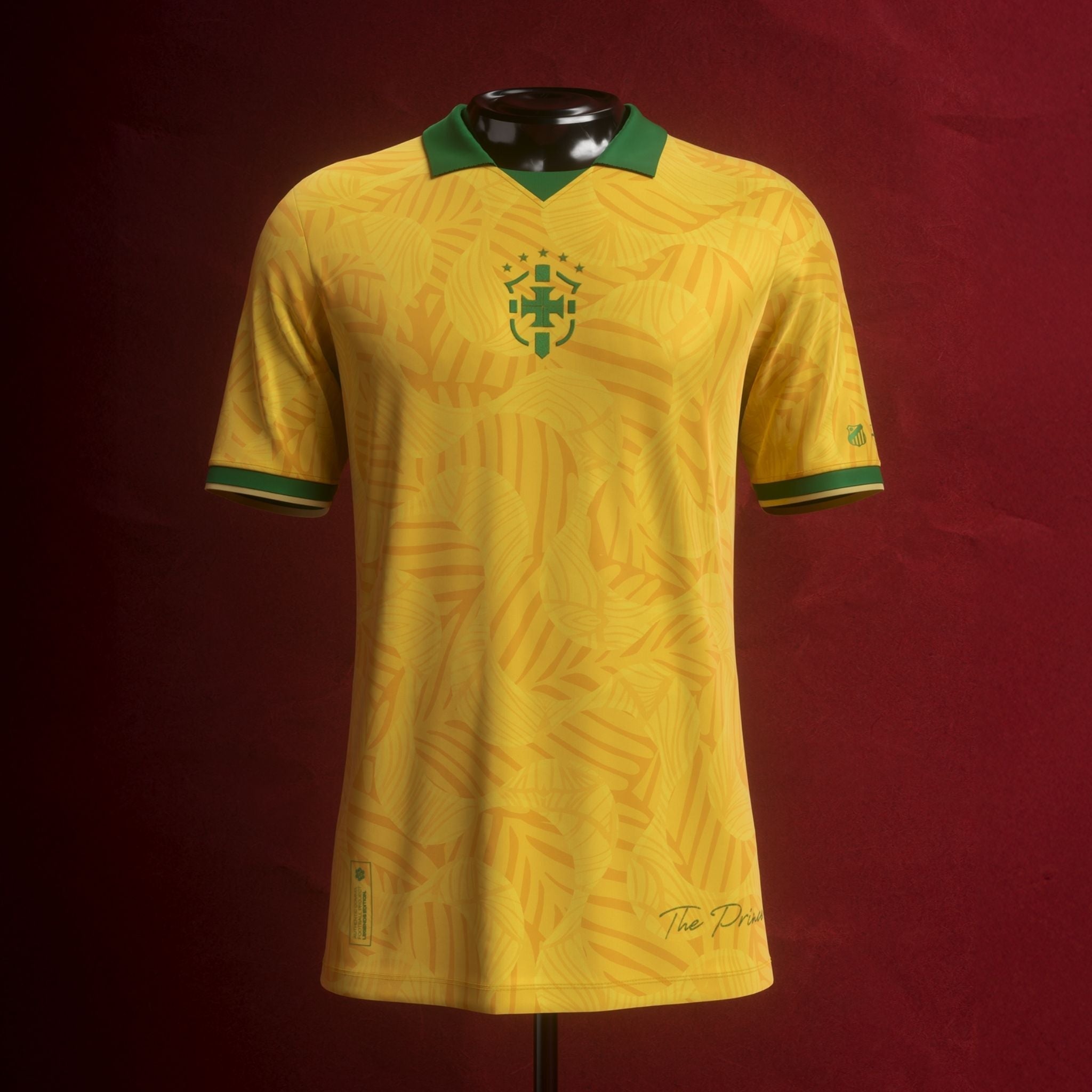 Brazil "The Prince" Premium Yellow Kit from FootballPrestige.shop - Premium Concept kits