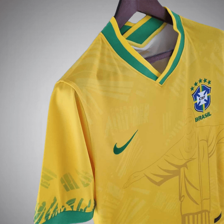 Brazil "The Redeemer" Premium Kit from FootballPrestige.shop - Premium Concept kits