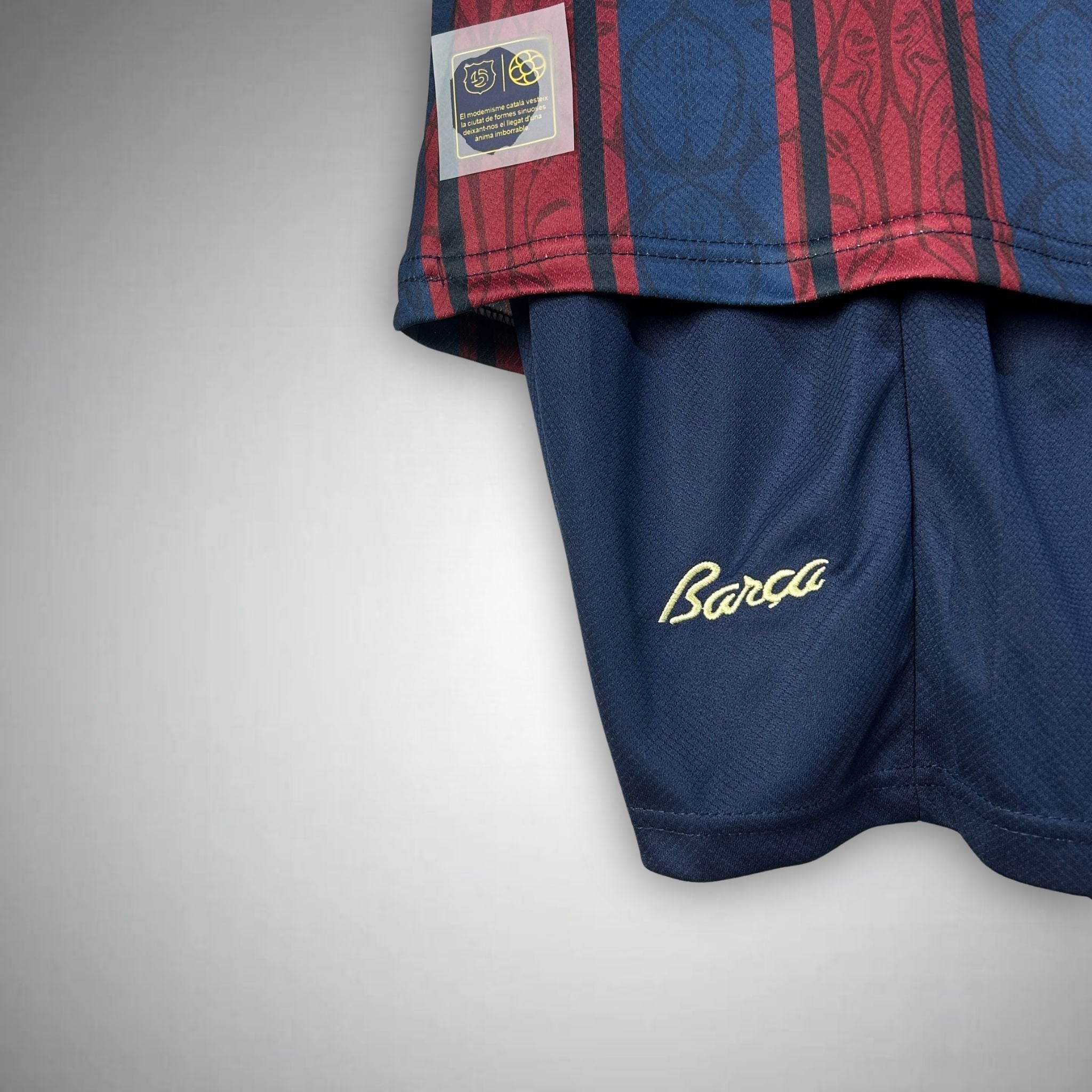 FC Barcelona "Catalan Roots" Premium Kids Size Kit from FootballPrestige.shop - Premium Concept kits