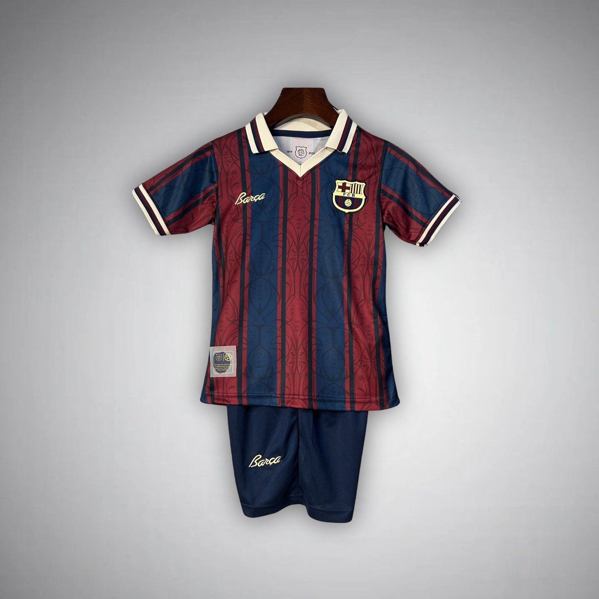 FC Barcelona "Catalan Roots" Premium Kids Size Kit from FootballPrestige.shop - Premium Concept kits