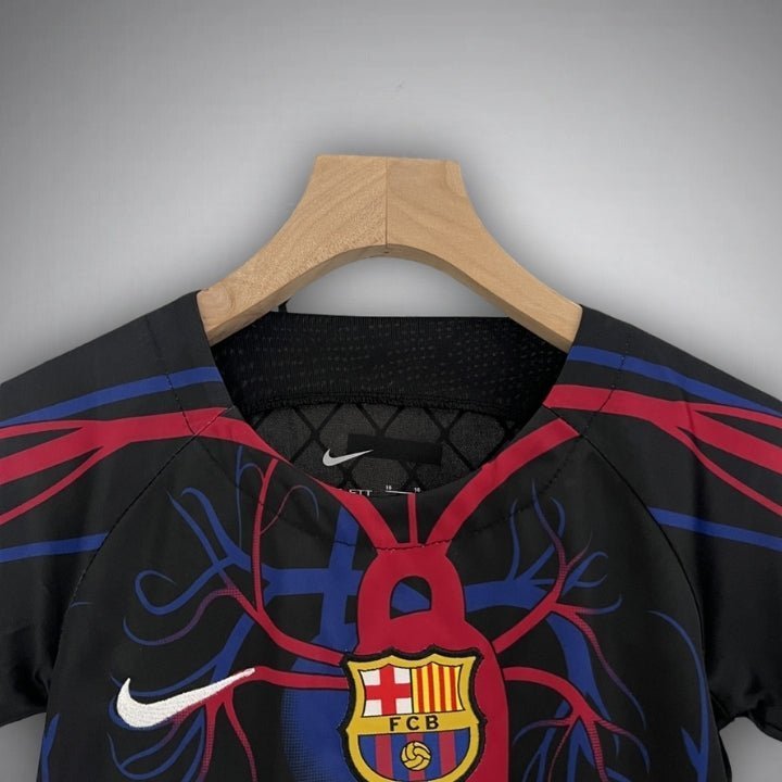FC Barcelona "Catalan Veins" Kids Size Kit from FootballPrestige.shop - Premium Concept kits