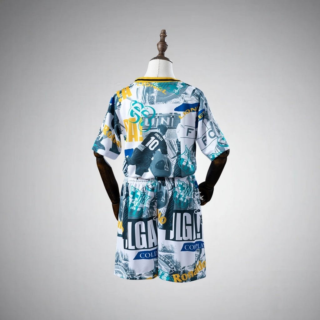 FC Barcelona "Chronicle" Premium Kids Size Kit from FootballPrestige.shop - Premium Concept kits