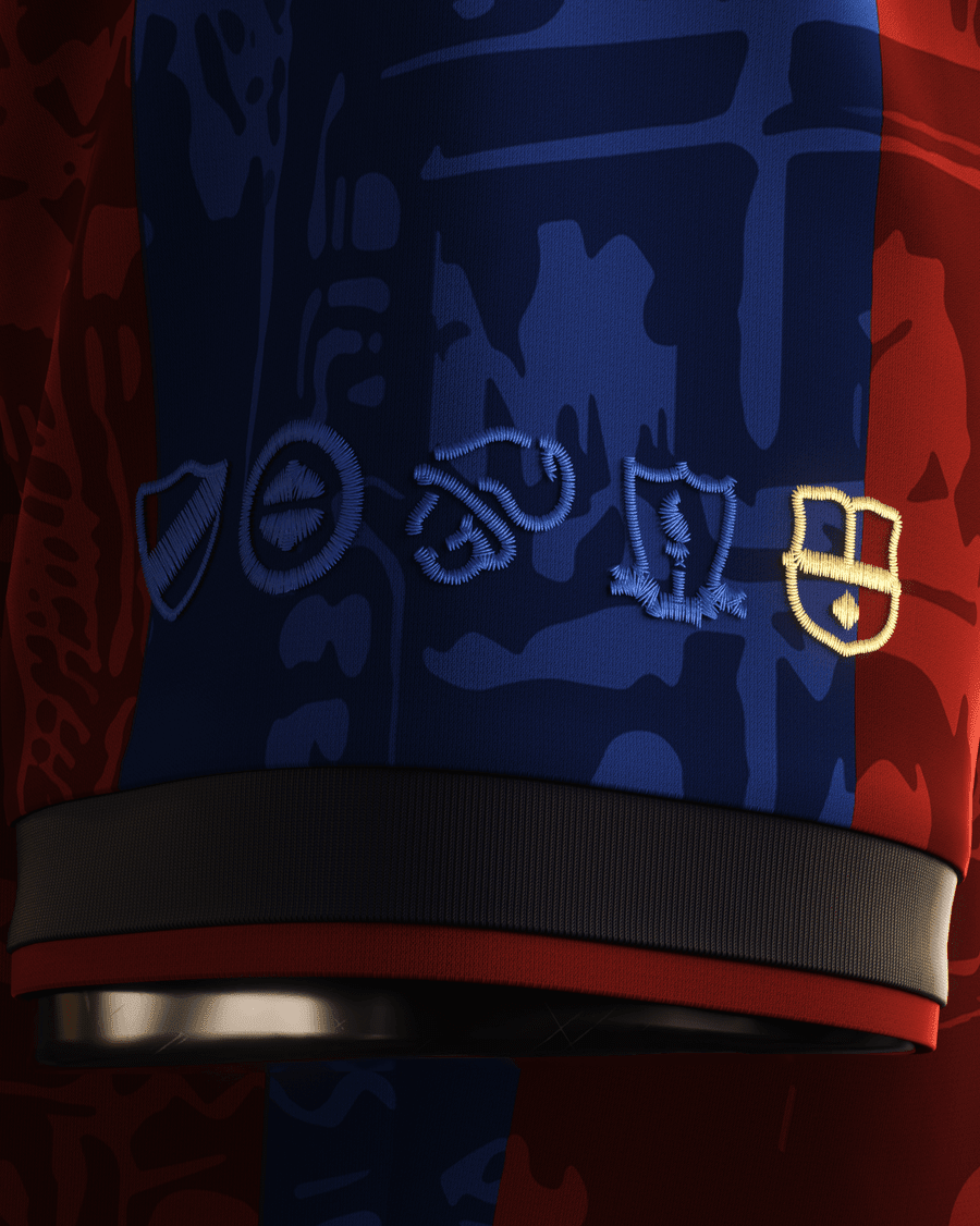 FC Barcelona "El Pistolero" Premium Kit from FootballPrestige.shop - Premium Concept kits